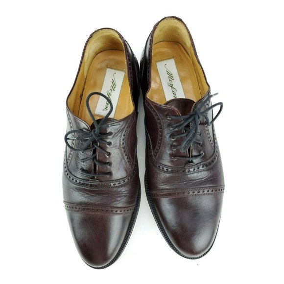 Mezlan Mens 7.5 M Florence Calf Deerskin Oxford main image 8